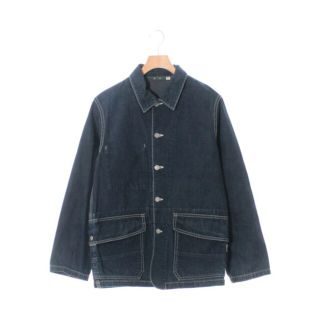 ササフラス(SASSAFRAS)のSASSAFRAS ササフラス デニムジャケット S インディゴ(デニム) 【古着】【中古】(Gジャン/デニムジャケット)