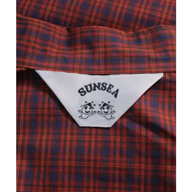 SUNSEA(サンシー)のSUNSEA サンシー カジュアルシャツ 2(M位) 赤x青x緑系(チェック) 【古着】【中古】 メンズのトップス(シャツ)の商品写真