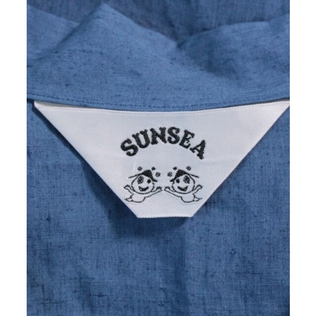 SUNSEA(サンシー)のSUNSEA サンシー カジュアルシャツ 2(M位) 青系 【古着】【中古】 メンズのトップス(シャツ)の商品写真