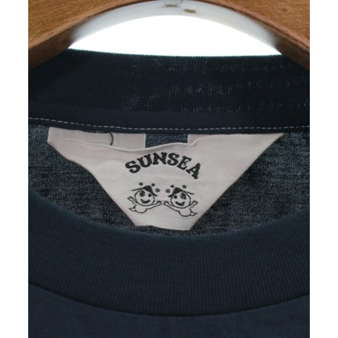 SUNSEA(サンシー)のSUNSEA サンシー Tシャツ・カットソー 2(M位) 紺 【古着】【中古】 メンズのトップス(Tシャツ/カットソー(半袖/袖なし))の商品写真