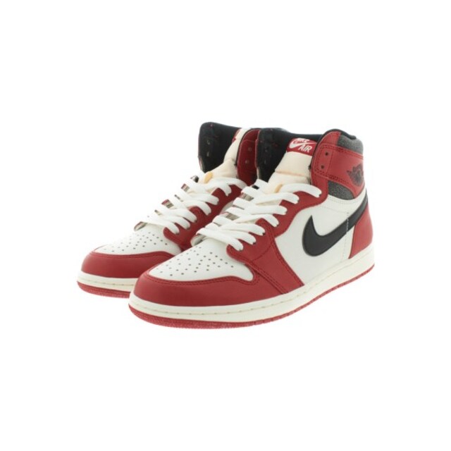 代引可】 NIKE - NIKE ナイキ スニーカー 27cm 赤x白 【古着】【中古