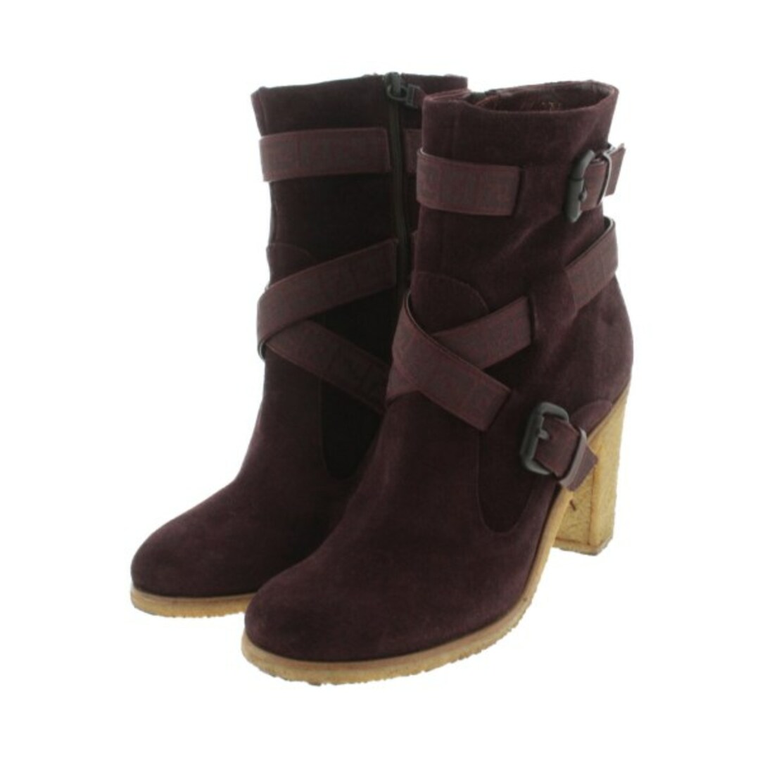 FENDI フェンディ ブーツ 37(23.5cm位) 紫系 - ブーツ