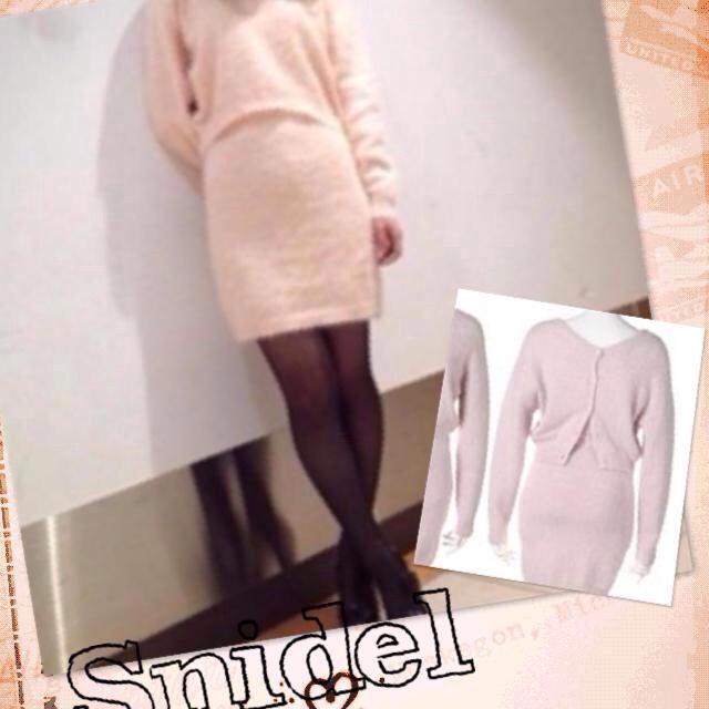 SNIDEL - SALE♡アンゴラコンビニットワンピ