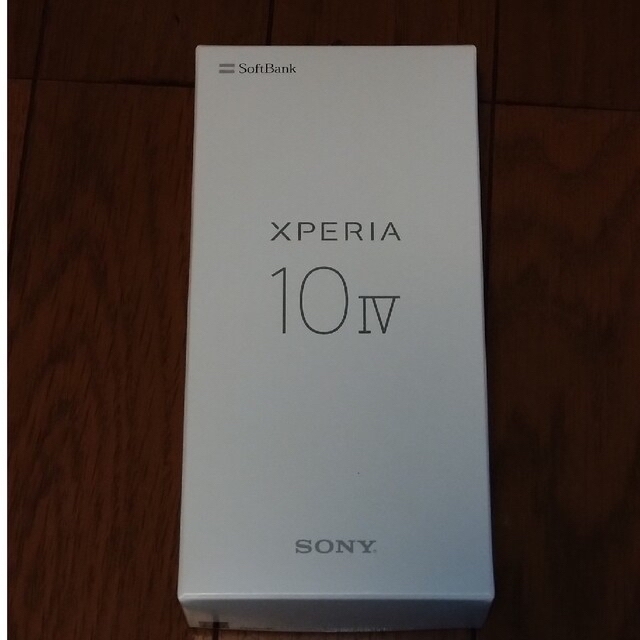 スマートフォン携帯電話未使用品　SONY Xperia 10 IV  ブラック　ソフトバンク