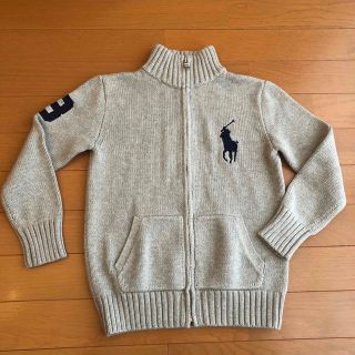 ポロラルフローレン(POLO RALPH LAUREN)の⭐︎☆未使用　ポロ・ラルフローレン　ジップ　グレー　サイズ7  130cm(ジャケット/上着)