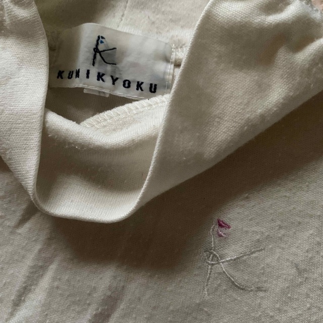 kumikyoku（組曲）(クミキョク)の組曲　ホワイト　ロンT 90〜100cm キッズ/ベビー/マタニティのキッズ服女の子用(90cm~)(Tシャツ/カットソー)の商品写真