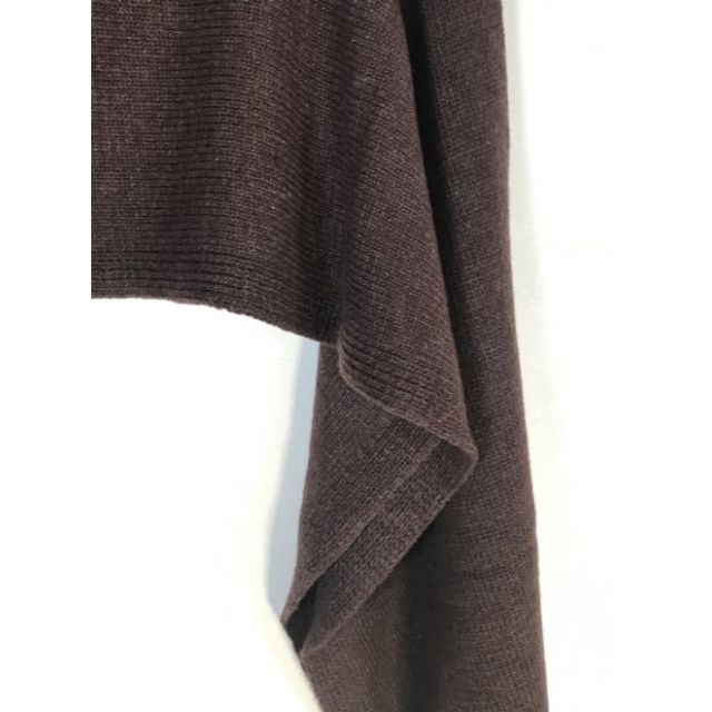 Lambwool Turtle Stole ダークブラウン オシャレ 9945円 kinetiquettes.com