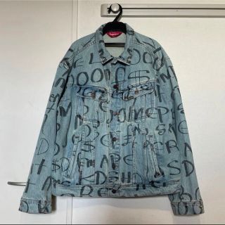 シュプリーム(Supreme)のタイムセール L  Black Ark Denim Trucker Jacket(Gジャン/デニムジャケット)