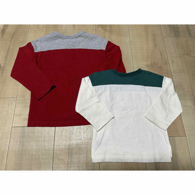 apres les cours(アプレレクール)のapres les cours長袖Ｔシャツ　80cm100cm 2枚セット キッズ/ベビー/マタニティのキッズ服女の子用(90cm~)(Tシャツ/カットソー)の商品写真