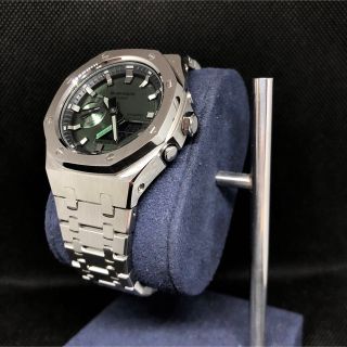 ジーショック(G-SHOCK)のGM-2100本体付き ステンレスベルトセット カシオーク カスタム Gショック(腕時計(アナログ))