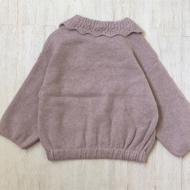 ZARA KIDS(ザラキッズ)のzara baby 襟付きトップス/ ニット 編み キッズ/ベビー/マタニティのベビー服(~85cm)(ニット/セーター)の商品写真