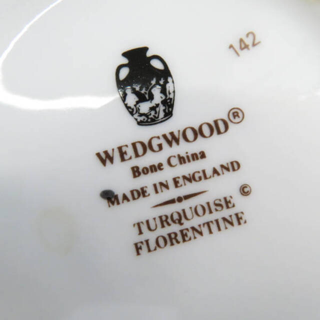 美品 WEDGWOOD ウェッジウッド フロレンティーンターコイズ シュガーポット 1点 砂糖 SY5044H