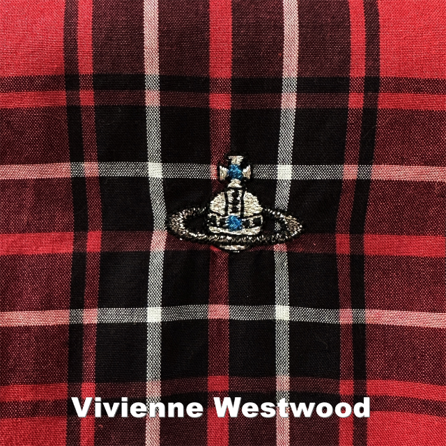 ヴィヴィアン・ウエストウッド タータン チェック ORB シュシュ Vivienne Westwood: マルチカラー Orbs チェック スモール