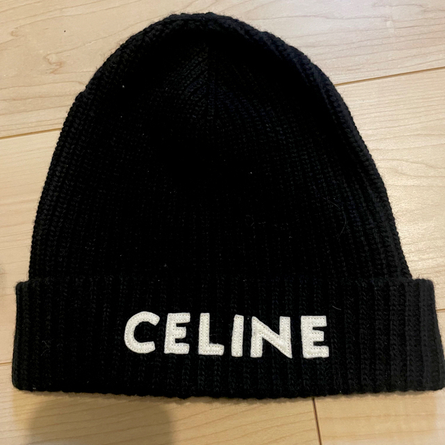 CELINE ニット帽　帽子　キャップ　セリーヌ　完売品　レア　美品帽子