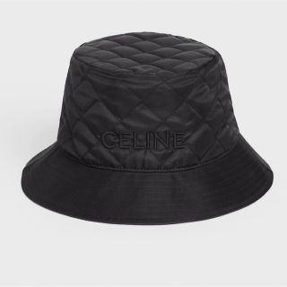 セリーヌ(celine)のCELINE バケットハット　ハット　帽子　美品　ブラック　黒　キャップ(ハット)