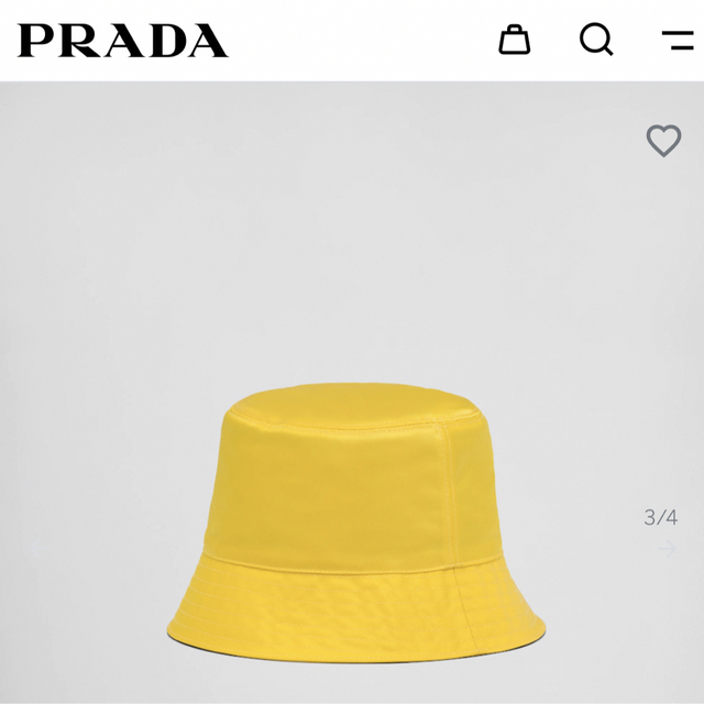 美品　PRADA バケットハット　帽子　ハット　キャップ　人気