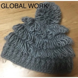 グローバルワーク(GLOBAL WORK)のグローバルワーク　キッズ　ニット帽　未使用に近い(帽子)