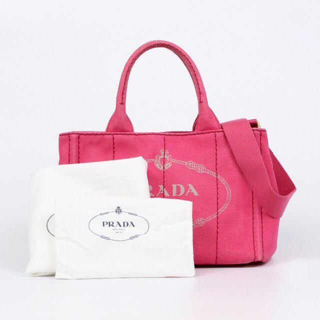 美品 / 最安保証 プラダ カナパ PEONIA 2WAYバッグ PRADA ブランド