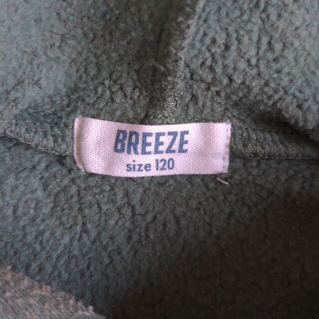 BREEZE(ブリーズ)の☆BREEZE ブリーズ 緑 ポケット モコモコ ワンピース 120㌢☆ キッズ/ベビー/マタニティのキッズ服女の子用(90cm~)(ワンピース)の商品写真