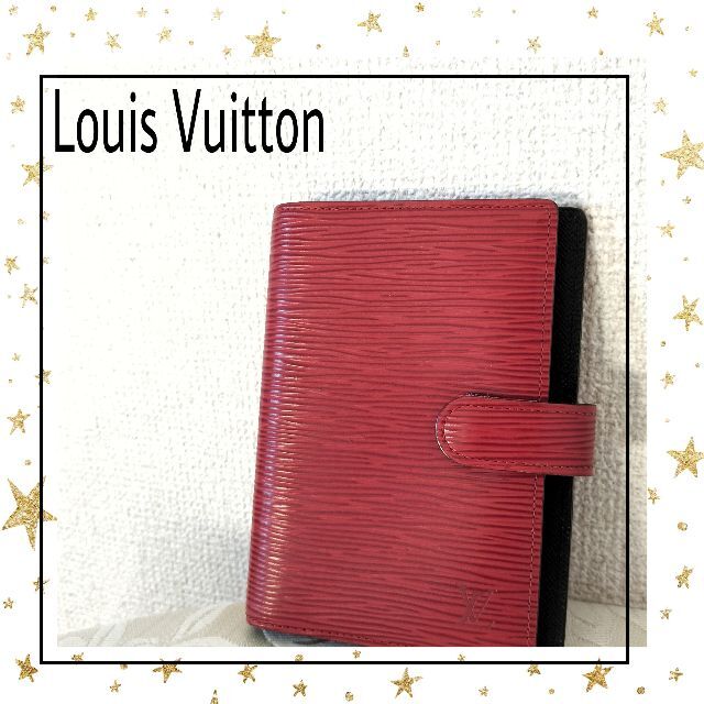 手帳【Louis Vuitton】ルイヴィトン エピ手帳カバーアドレスブック 6穴