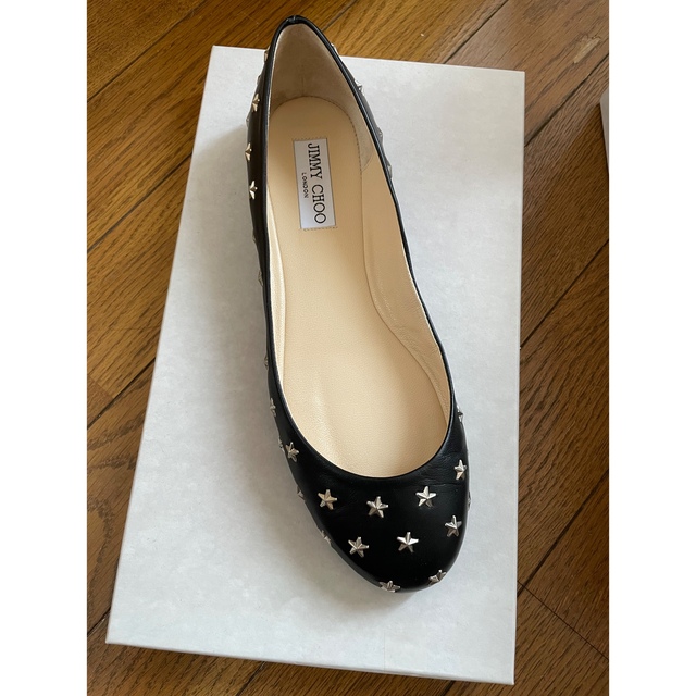 JIMMY CHOO GWENN FLAT フラットシューズ　38