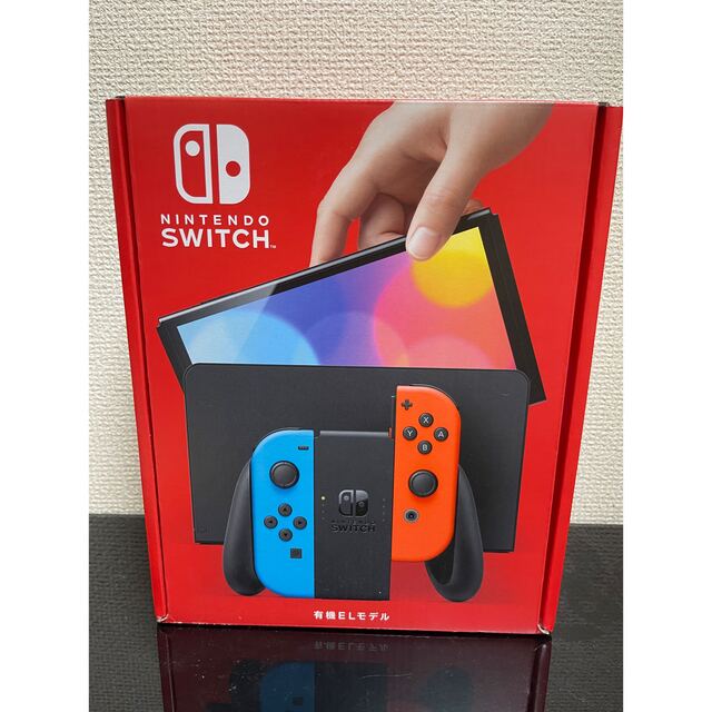 エンタメ/ホビーニンテンドースイッチ　Nintendo Switch 有機elモデル ネオン