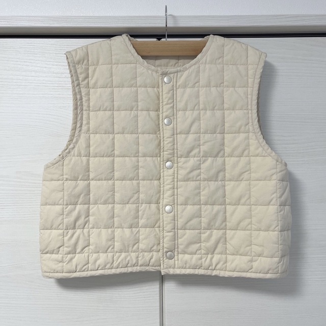 シールームリン ウォッシュcottonキルティングベスト-