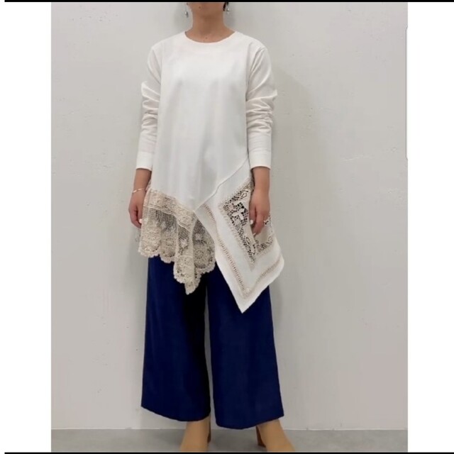 BEARDSLEY - 完売 30800円 新品タグ付 ビアズリー 裾レース アシメ