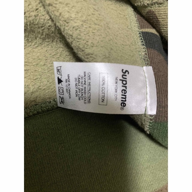 激レアM！17aw  supreme box logo スウェット迷彩