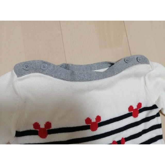 GAP Kids(ギャップキッズ)のニットワンピース　ミッキー キッズ/ベビー/マタニティのキッズ服女の子用(90cm~)(ワンピース)の商品写真