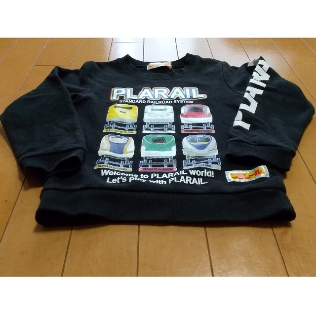 Takara Tomy(タカラトミー)のトレーナー110プラレール キッズ/ベビー/マタニティのキッズ服男の子用(90cm~)(Tシャツ/カットソー)の商品写真