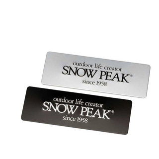 スノーピーク(Snow Peak)のスノーピーク　snow peak メタルロゴステッカー　雪峰祭限定(その他)