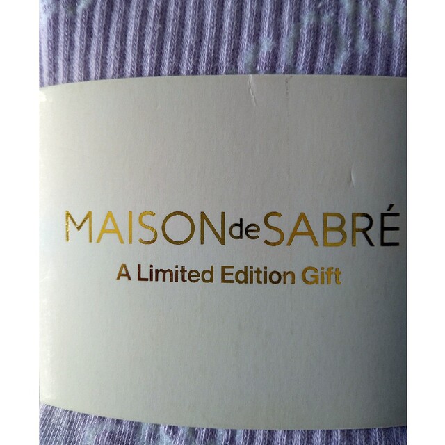 新品、未使用　MAISON de SABRE 靴下　パープル レディースのレッグウェア(ソックス)の商品写真