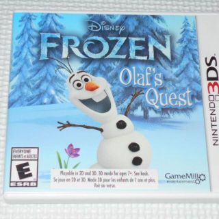 ニンテンドー3DS(ニンテンドー3DS)の3DS★DISNEY FROZEN Olaf's Quest 海外版(携帯用ゲームソフト)