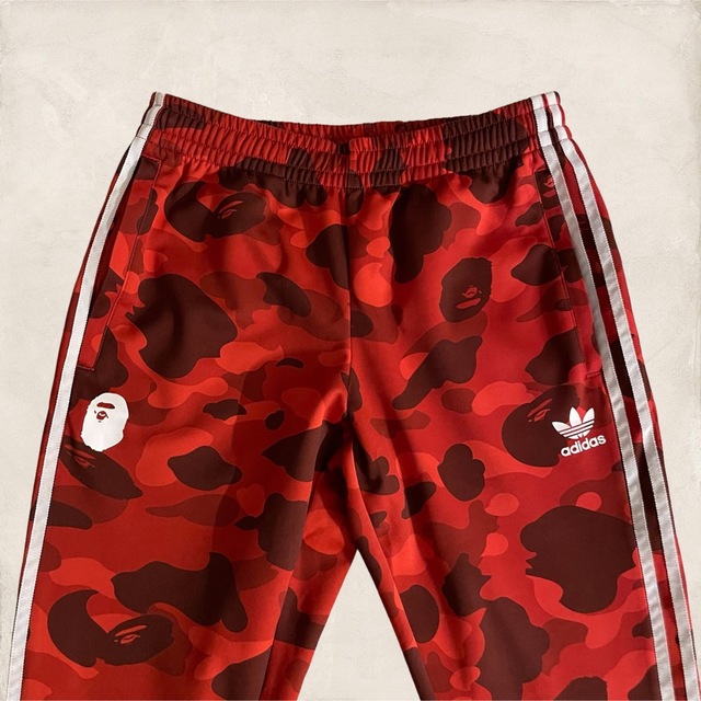 adidas bape トラックパンツ　ジャージ　XO RED