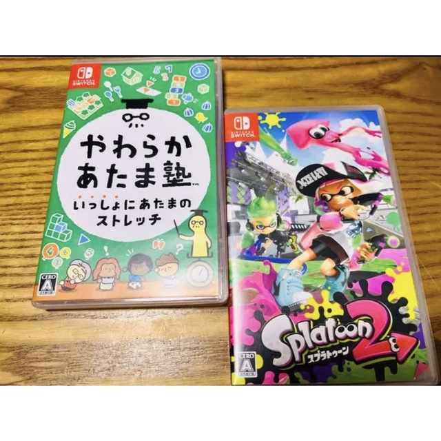 スプラトゥーン2 やわらかあたま塾　2個セット エンタメ/ホビーのゲームソフト/ゲーム機本体(家庭用ゲームソフト)の商品写真