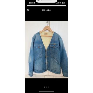 ビームス(BEAMS)のWrangler × BEAMS 別注デニムボア　ブルゾン(Gジャン/デニムジャケット)