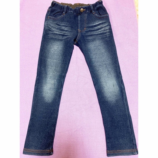 品質が完璧 BREEZE 裏起毛デニムパンツ120 o1saude.com.br