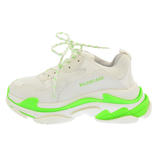 BALENCIAGA バレンシアガ Triple S トリプルエス ローカット ダッド スニーカー ホワイト/グリーン 536737