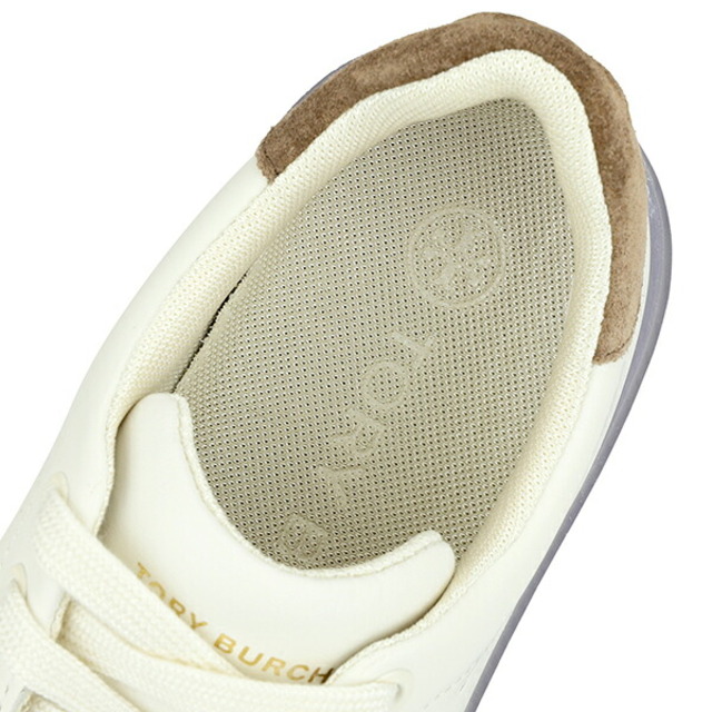 Tory Burch(トリーバーチ)の新品 トリーバーチ TORY BURCH スニーカー ハウエルコート ホワイト 白/ベージュ NEW IVORY/TAUPE 6 レディースの靴/シューズ(スニーカー)の商品写真