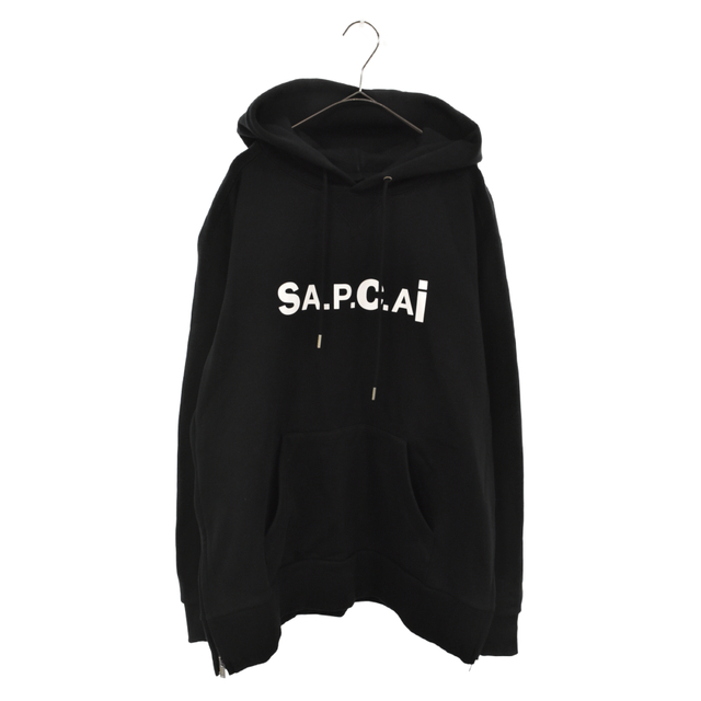 sacai　サイドジップロゴパーカー