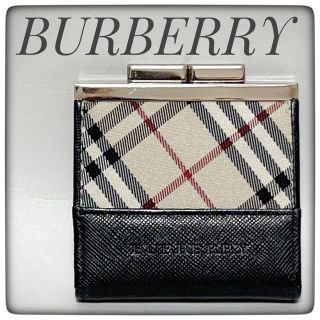 バーバリー(BURBERRY)のBURBERRYバーバリー✨財布 小銭入れ がま口 コインケース チェック(コインケース)