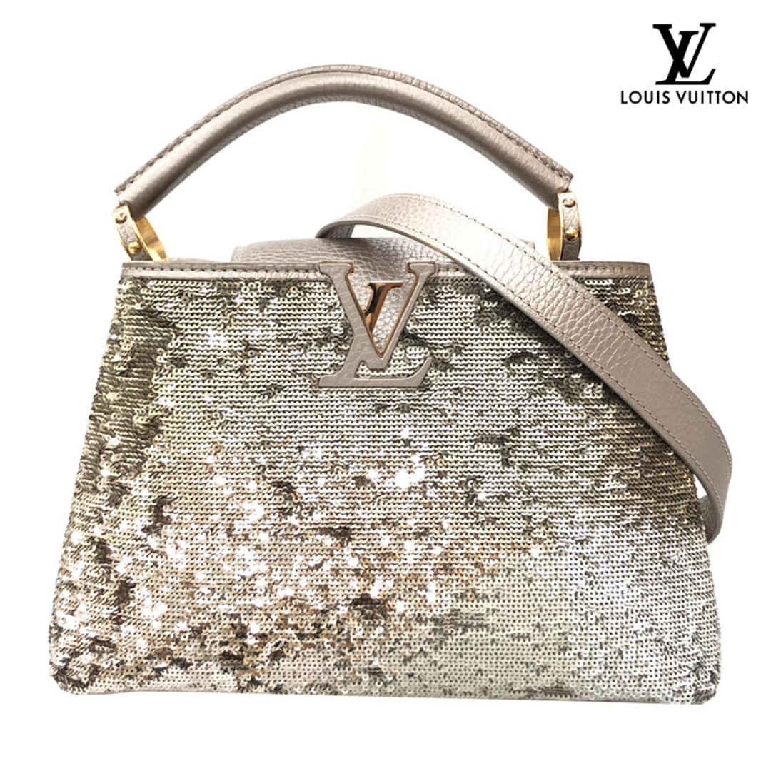 日本人気超絶の LOUIS VUITTON - ヴィトン LV カプシーヌBB スパンコール M50678 2WAY ハンド ショルダーバッグ ショルダーバッグ