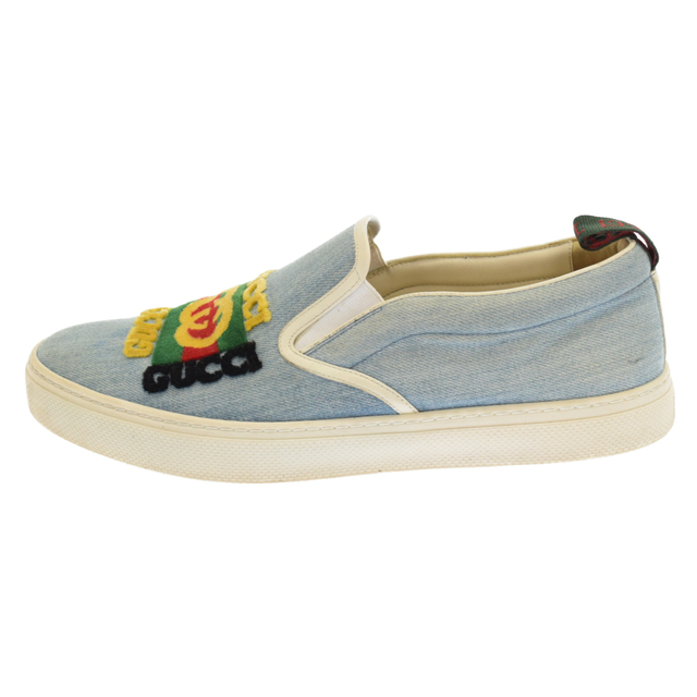 Gucci(グッチ)のGUCCI グッチ Slip-On 'Dublin Blue' 548644 スリッポン ダブリンブルー ローカットスニーカーシューズ インディゴ メンズの靴/シューズ(スニーカー)の商品写真