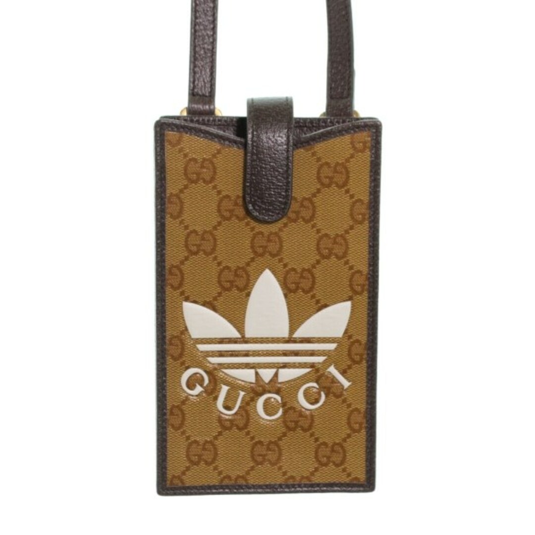 GUCCI グッチ ショルダーバッグ - マスタード系(総柄) 【古着】