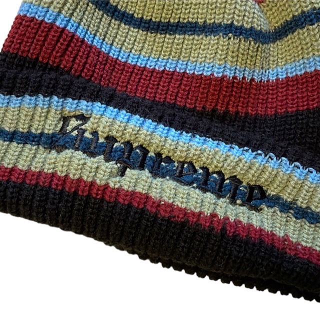 Supreme(シュプリーム)の【SOLD】Supreme Bright Stripe Beanie メンズの帽子(ニット帽/ビーニー)の商品写真