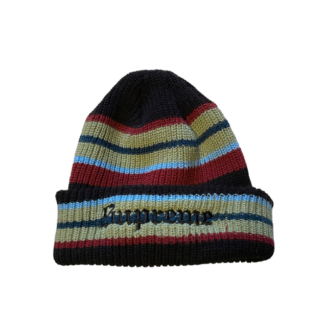Supreme(シュプリーム)の【SOLD】Supreme Bright Stripe Beanie メンズの帽子(ニット帽/ビーニー)の商品写真
