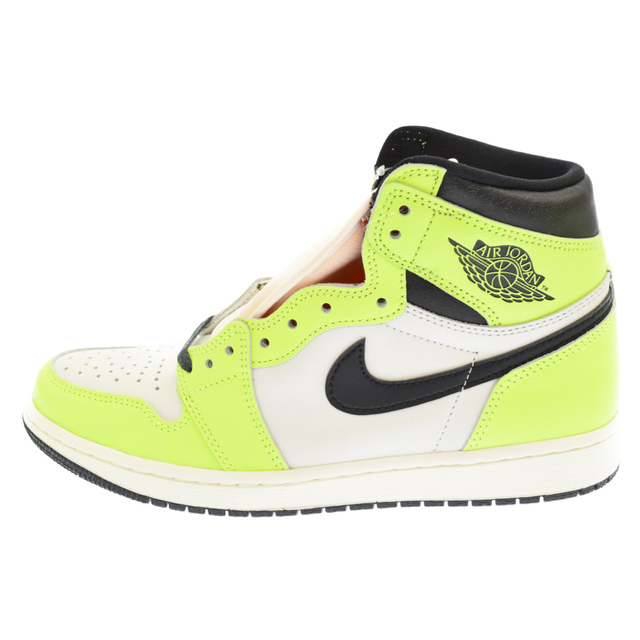 NIKE ナイキ AIR JORDAN1 RETRO HIGH OG エアジョーダン1 ハイカットスニーカー ボルト イエロー/ホワイト 555088-702 US9