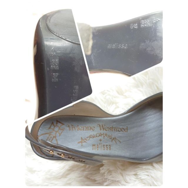 Vivienne Westwood(ヴィヴィアンウエストウッド)のヴィヴィアンウエストウッド アングロマニア×メリッサ コラボ サンダル 23.5 レディースの靴/シューズ(サンダル)の商品写真