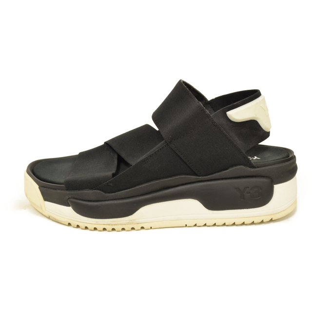 Y-3 ワイスリー 22SS HOKORI SANDAL ホコリ ストラップサンダル GX1059 ブラック/ホワイト